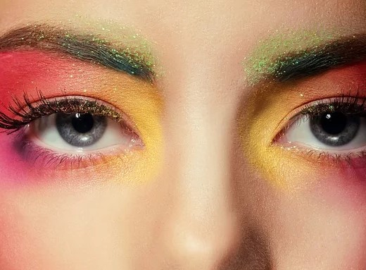 colorfull make up